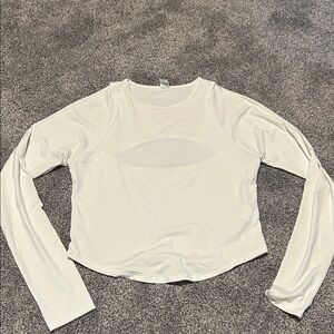 Old Navy Active - Freeform White Long Sleeve Top
